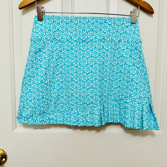 SIGRID OLSEN LIGHT GREEN GOLF AND TENNIS SPORTY PLEATED BOTTOM SKORT SKIRT XS - Picture 1 of 7